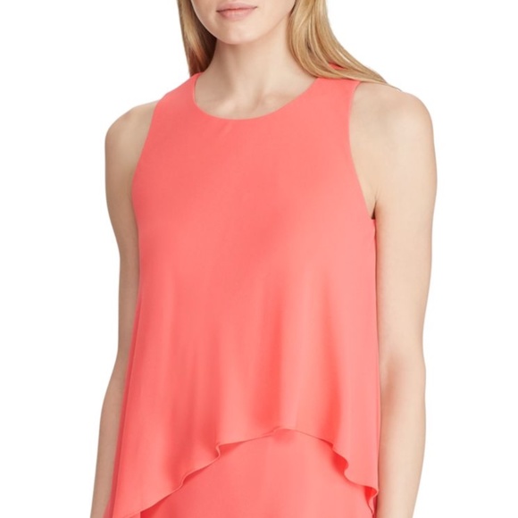 Lauren by Ralph Lauren Dress size 8 Starfruit Pink! NWT Coral Summer Party - Picture 6 of 10